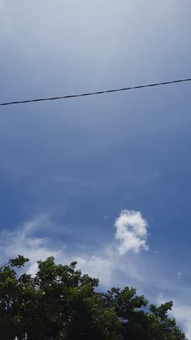 blue sky and the cloud