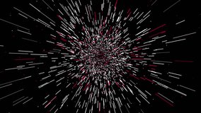 High-speed fiber optic data tunnel with white packet streaks and magenta glitch debris. Seamless loop of chaotic transmission overload in 4K. Procedural abstract tech background for system error. - Powered by Shutterstock - Get 15% off with code: PIKWIZARD15
