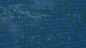 Animation of binary codes moving over numbers and alphabets on digital interface. Digital composite, cloud computing, technology, coding, machine learning, programming language. - Powered by Shutterstock - Get 15% off with code: PIKWIZARD15