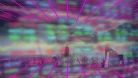 Animation of scope scanning over financial data processing. Global business finances data processing and digital interface concept digitally generated video. - Powered by Shutterstock - Get 15% off with code: PIKWIZARD15