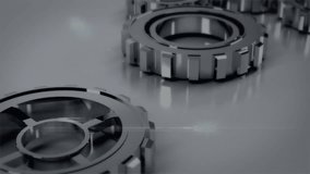 Animation of binary coding over cogs on white backgorund. global technology, computing and digital interface concept digitally generated video. - Powered by Shutterstock - Get 15% off with code: PIKWIZARD15