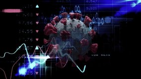 Animation of human body dna strand spinning and medical data processing. Global communication and data security concept digitally generated video. - Powered by Shutterstock - Get 15% off with code: PIKWIZARD15