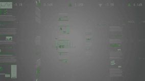 Algerian flag on soccer ball with data processing animation in background. sports, technology, digital, competition - Powered by Shutterstock - Get 15% off with code: PIKWIZARD15