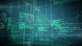 Animation of cyber attack warning text over data processing. Global online security, cybercrime, connections, computing and data processing concept digitally generated video. - Powered by Shutterstock - Get 15% off with code: PIKWIZARD15