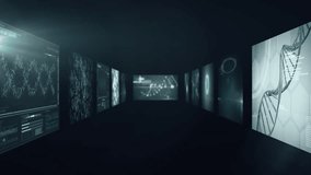 Animation of interface with data processing over beach digital screens. Global science connections technology and digital interface concept digitally generated image. - Powered by Shutterstock - Get 15% off with code: PIKWIZARD15