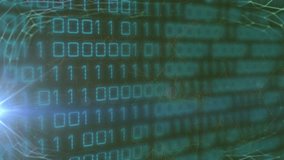 Animation of light trails over computer circuit board and data processing on black background. Global technology, computing and digital interface concept digitally generated video. - Powered by Shutterstock - Get 15% off with code: PIKWIZARD15