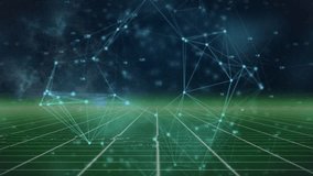 Animation of globe over network of connections and data processing. Global connections business and data processing concept digitally generated video. - Powered by Shutterstock - Get 15% off with code: PIKWIZARD15