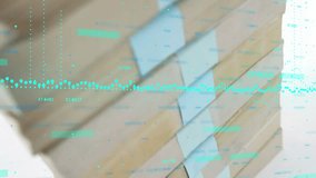 Animation of financial data processing over banknotes on white background. Global business, finances and digital interface concept digitally generated video. - Powered by Shutterstock - Get 15% off with code: PIKWIZARD15