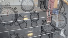 In the business world, time is money. Global business and digital interface concept digitally generated video. - Powered by Shutterstock - Get 15% off with code: PIKWIZARD15