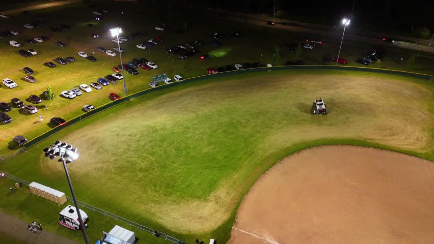 Monster Truck Ride at Summer Sam Jam Carnival in Woodhaven, Michigan, USA