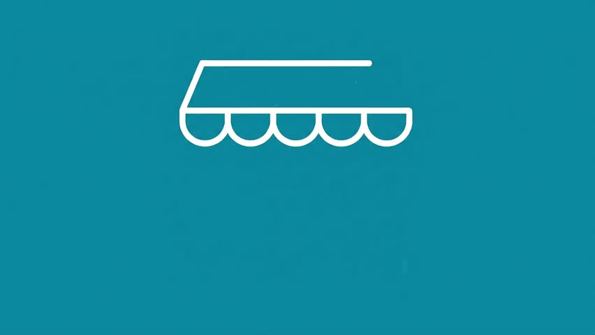 Minimalist E-commerce Boutique Icon with Necklace and Ring Display Flat 2D vector outline animation illustration