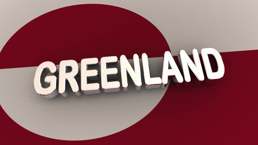 Greenland Cities National Country Capital Nuuk Names Words 3d Animation