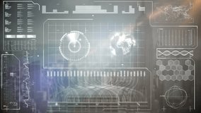 Animation of clock moving fast and data processing over cityscape. global busienss, finance and data processing concept digitally generated video. - Powered by Shutterstock - Get 15% off with code: PIKWIZARD15