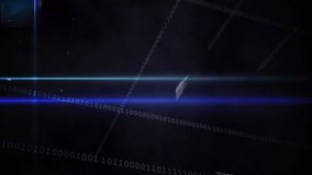 Animation of data processing and binary code over black background. global data processing and technology concept digitally generated video. - Powered by Shutterstock - Get 15% off with code: PIKWIZARD15
