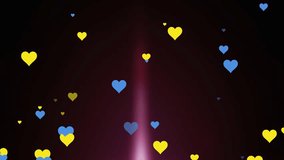 Golden confetti floating over golden spots of light and purple background. Nightlife and disco concept. - Powered by Shutterstock - Get 15% off with code: PIKWIZARD15