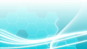 Animation of start text with wave pattern and hexagons over blue background. Digitally generated, hologram, illustration, beginning, shape, video game and arcade concept. - Powered by Shutterstock - Get 15% off with code: PIKWIZARD15