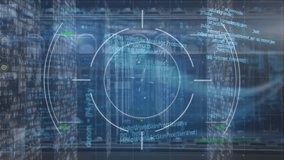 Animation of data processing over server room. Global business and digital interface concept digitally generated video. - Powered by Shutterstock - Get 15% off with code: PIKWIZARD15