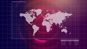 Animation of statistics and data processing over world map. Global business, finance, computing and data processing concept digitally generated video. - Powered by Shutterstock - Get 15% off with code: PIKWIZARD15