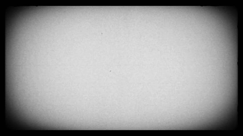 Old film look animation with CRT noise effect