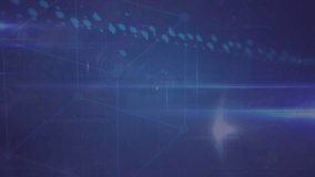 Animation of connections and graphs on navy background. Network, data processing and technology concept digitally generated video. - Powered by Shutterstock - Get 15% off with code: PIKWIZARD15