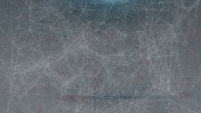 Animation of network of connections and data processing over network of connections. Global education data processing digital interface and technology concept digitally generated video. - Powered by Shutterstock - Get 15% off with code: PIKWIZARD15