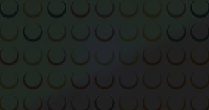 This video shows a digital animation of colorful circular shapes against a black background. The animation represents the interference over data processing and computer circuit board. The video is a - Powered by Shutterstock - Get 15% off with code: PIKWIZARD15