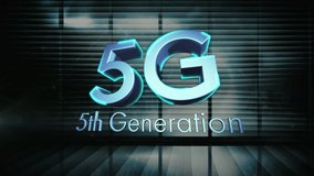 Animation of 5g 5th generation text and networks of connections over office. Global connections, computing and data processing concept digitally generated video. - Powered by Shutterstock - Get 15% off with code: PIKWIZARD15