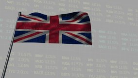 Animation of financial data processing over people using computer. Global communication business digital interface technology and networking concept digitally generated video. - Powered by Shutterstock - Get 15% off with code: PIKWIZARD15