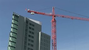 Animation of data processing over world map against construction site. Computer interface and architecture business technology concept - Powered by Shutterstock - Get 15% off with code: PIKWIZARD15