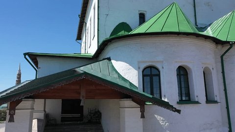 Drone Ascending near Church Dome Kolomna