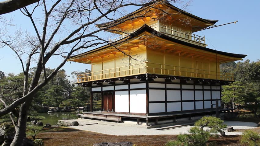 Rokuon-ji, Golden Temple in Kyoto, Japan