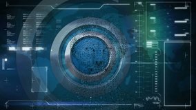 Animation of digital human head over data processing. global business, connections and digital interface concept digitally generated video. - Powered by Shutterstock - Get 15% off with code: PIKWIZARD15