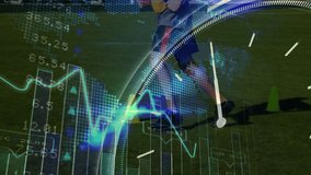 Animation of network of connections over world map. Global connections business digital interface technology and networking concept digitally generated video. - Powered by Shutterstock - Get 15% off with code: PIKWIZARD15