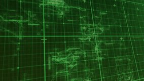 grid emerging amber points flickering panning right tilting up wireframes morphing for network view. Futuristic, technological, data visualization, digital interface, abstract, network, innovation - Powered by Shutterstock - Get 15% off with code: PIKWIZARD15