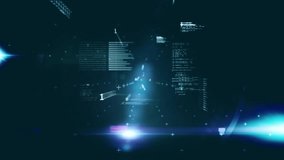 Animation of data processing and binary coding on blue background. global computing and data processing concept digitally generated video. - Powered by Shutterstock - Get 15% off with code: PIKWIZARD15