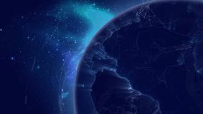 Animation of statistical data processing over spinning globe in space. Computer interface and business data technology concept - Powered by Shutterstock - Get 15% off with code: PIKWIZARD15