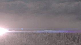 Animation of symbols changing and data processing over cityscape. global computing, data processing and digital interface concept digitally generated video. - Powered by Shutterstock - Get 15% off with code: PIKWIZARD15