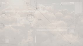 Animation of social media data processing and network of connections. Global digital interface technology and connections concept digitally generated video. - Powered by Shutterstock - Get 15% off with code: PIKWIZARD15