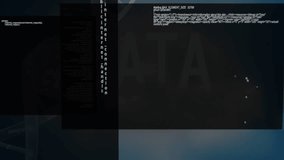 Animation of binary coding, human brain, dna strand and data processing. Global science, networks, computing and data processing concept digitally generated video. - Powered by Shutterstock - Get 15% off with code: PIKWIZARD15