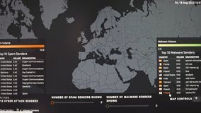 Revealing the malware and spam senders on world map - Powered by Shutterstock - Get 15% off with code: PIKWIZARD15