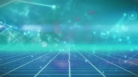 Animation of data processing and network of connections. Global science, networks, computing and data processing concept digitally generated video. - Powered by Shutterstock - Get 15% off with code: PIKWIZARD15