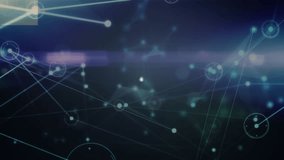 Animation of network of connections and data processing. Global business, finances, computing and data processing concept digitally generated video. - Powered by Shutterstock - Get 15% off with code: PIKWIZARD15