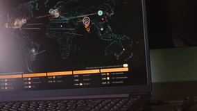 Real time cyber attack map displayed on computer screen - Powered by Shutterstock - Get 15% off with code: PIKWIZARD15