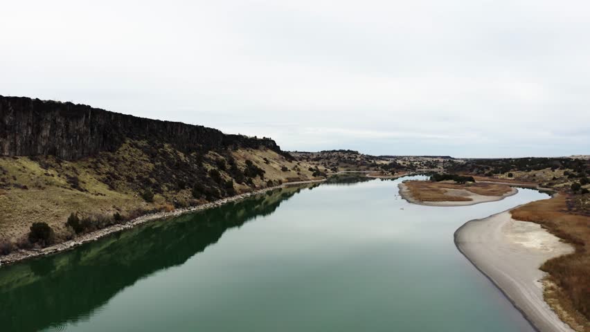 The Snake River passing through Idaho