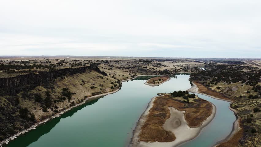 Drone shot of Idaho