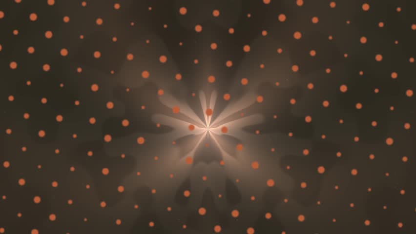 A bright star shining with colorful dots