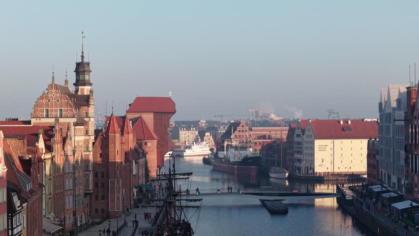 Gdansk, Poland- View of the Old Town	