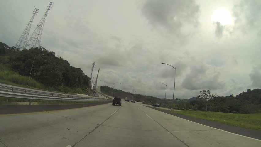 Centennial Bridge Panama, in the middle of The Panama Canal