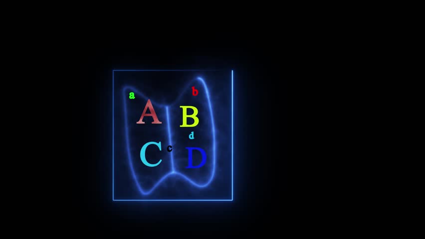 Hi-tech plastic alphabet blocks on black background.
