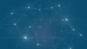Animation of network of connections over digital city on blue background. global technology, connections and digital interface concept digitally generated video. - Powered by Shutterstock - Get 15% off with code: PIKWIZARD15